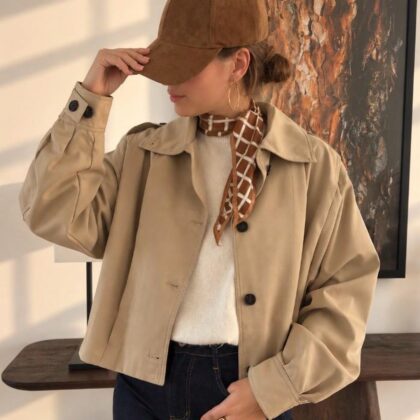 Veste Odette — La veste Odette incarne à merveille l'esprit sportswear chic et résolument intemporel de l'automne avec sa